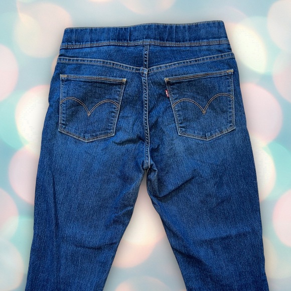 Levi’s Women’s Elastic Wait Pull On Denim Skinny Jeans Size 8 - Picture 3 of 5